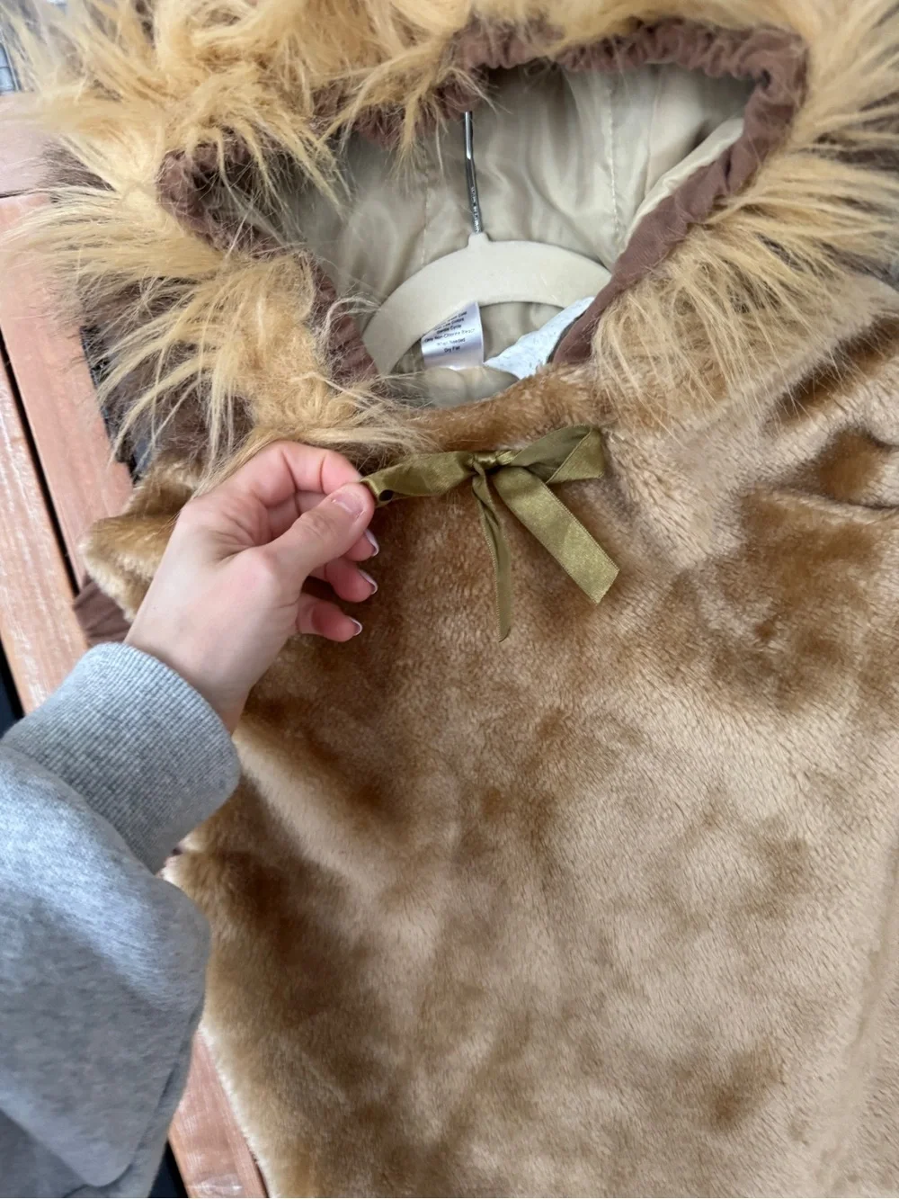 Vintage 1999 Lion costume toddler mane dress bubble halloween animal wizardof oz